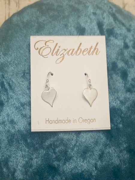 Sterling Silver Heart Earrings