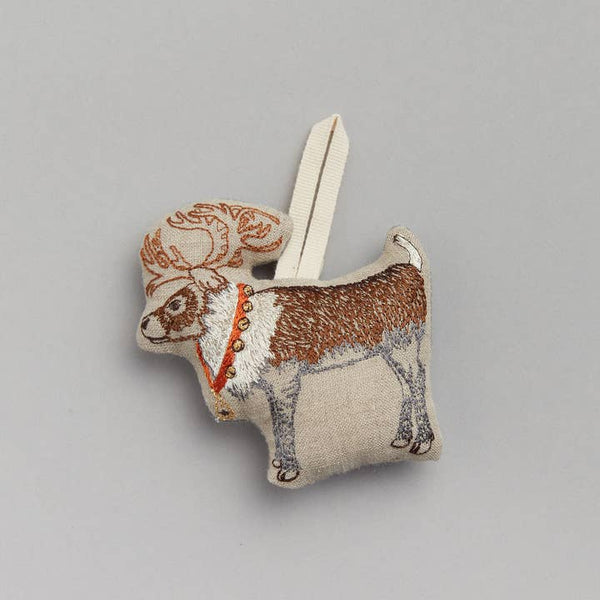 Reindeer with Bells Ornament