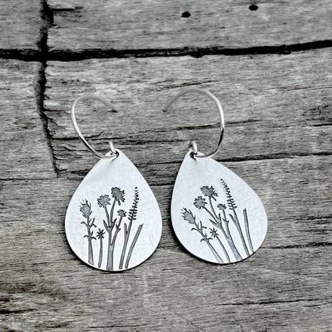 Wildflower Matter Silver Earrings