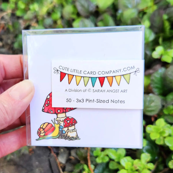 Magical Mushroom Mini Square Notes