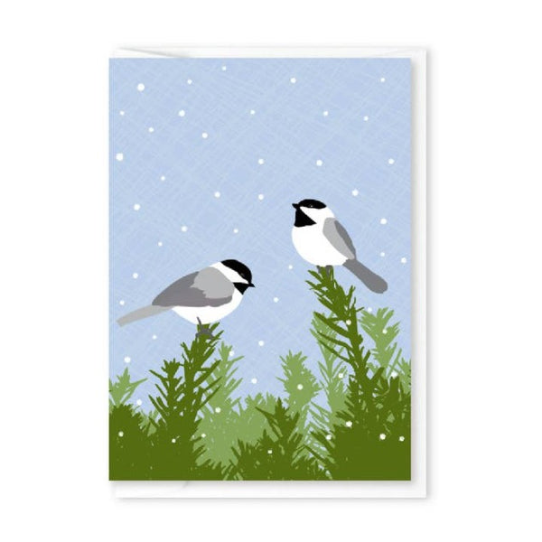 Chickadee Gift Enclosure Card, Set of 8