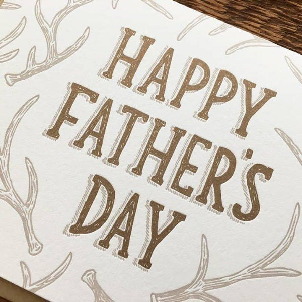 Father's Day Antlers Card