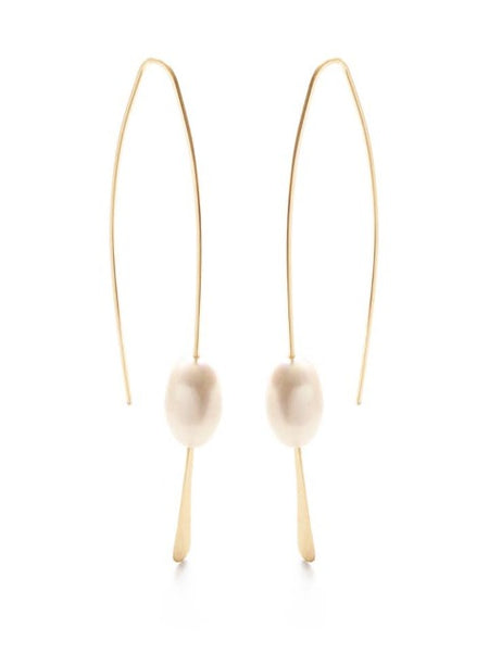 Pearl Threader Earrings