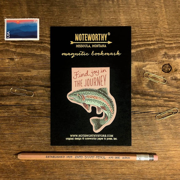 Magnetic Trout Bookmark