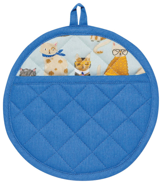 Circle Shaped Feline Pot Holder