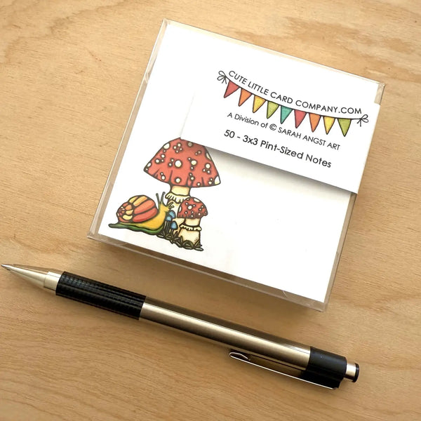 Magical Mushroom Mini Square Notes