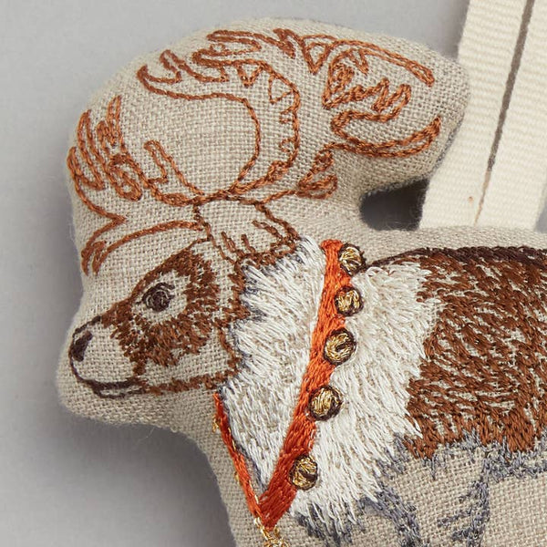 Reindeer with Bells Ornament