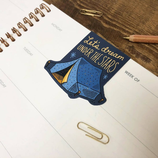 Dream Tent Magnetic Bookmark