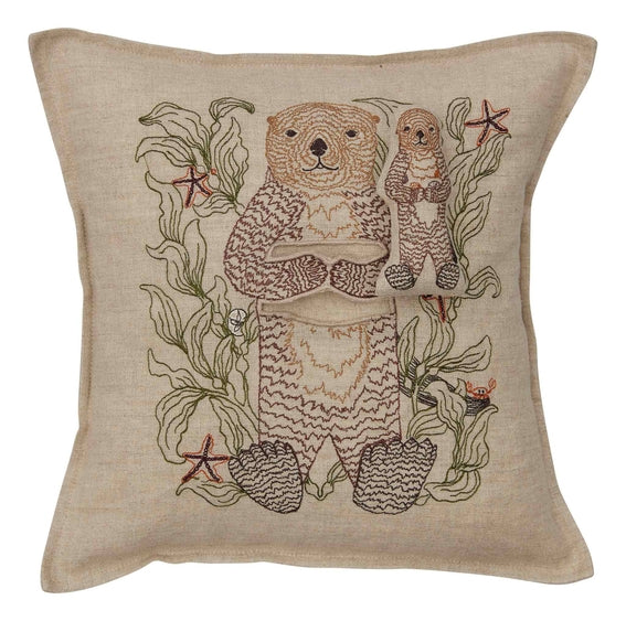 Otter Mama Pocket Pillow