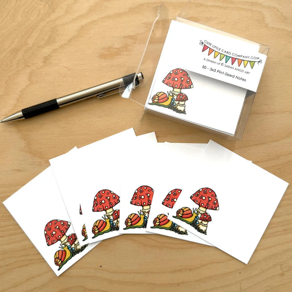 Magical Mushroom Mini Square Notes