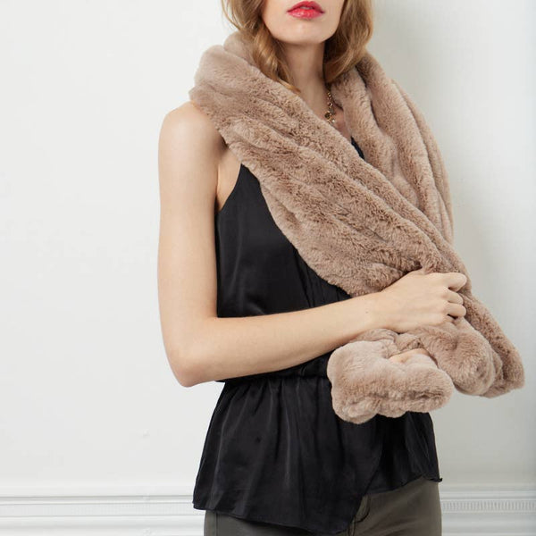 Mocha Florence Scarf