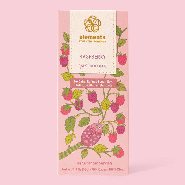 Raspberry 70% Dark Chocolate Bar