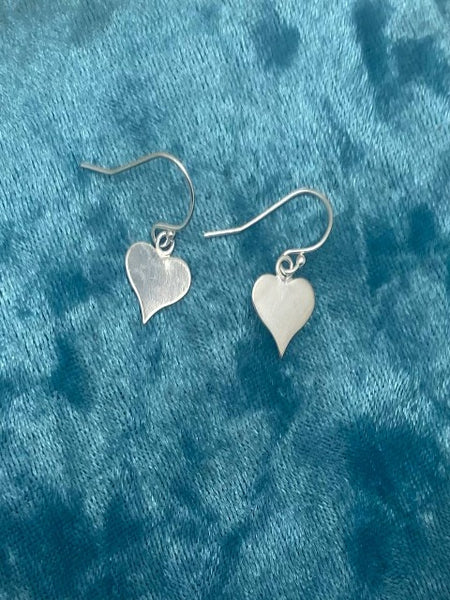 Sterling Silver Heart Earrings