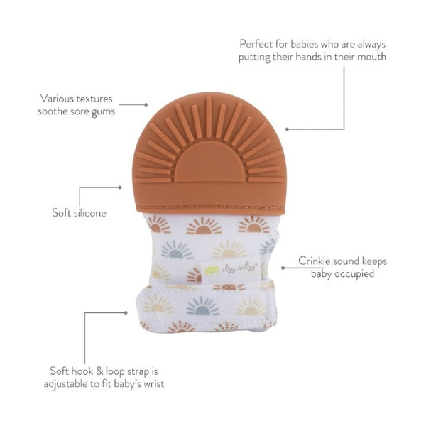 Dinosaur Teething Mitt