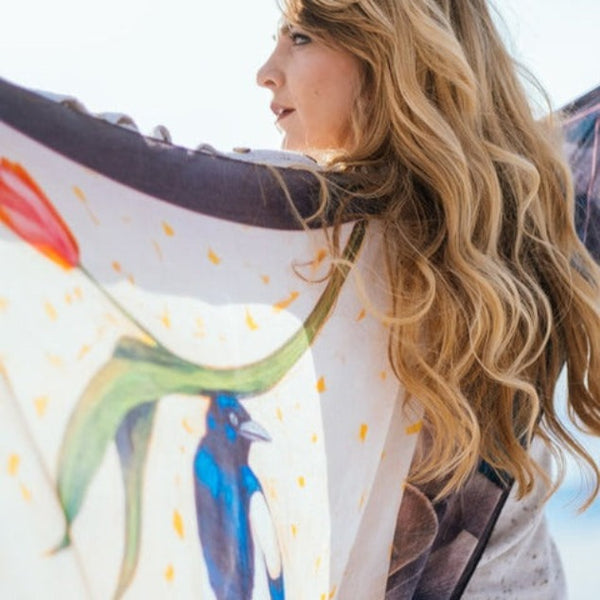 Magpie Boots Scarf (Arin Waddell)