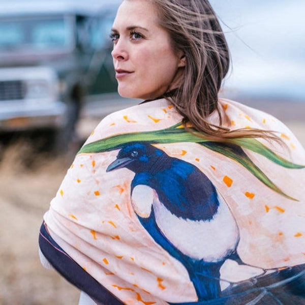 Magpie Boots Scarf (Arin Waddell)