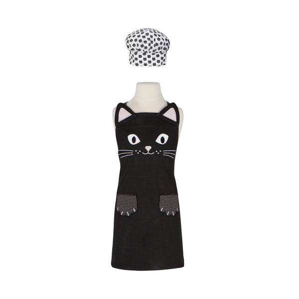 Cat Daydream Apron & Hat Set