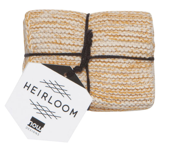 Ochre Dish Cloth, Set of 2