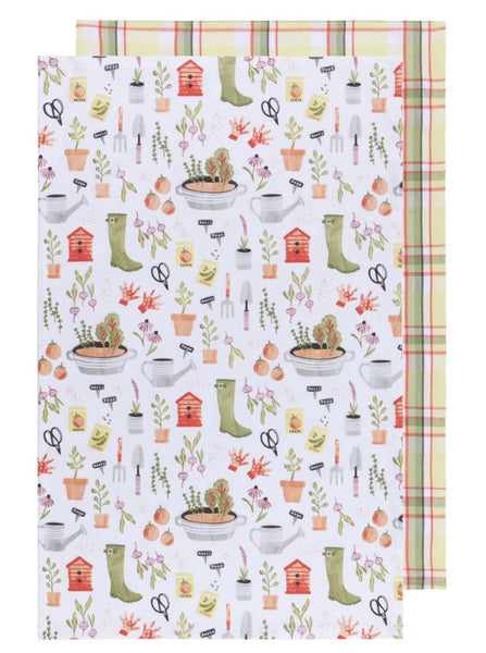 Garden Tea Towel, Set of 2