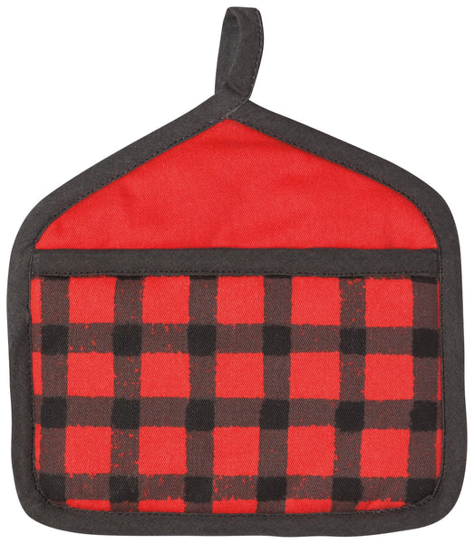 Lumbearjack Shaped Pot Holder