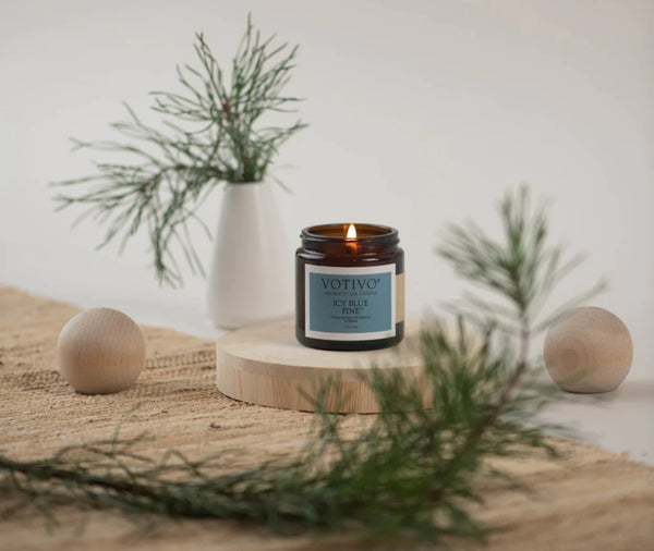 Icy Blue Jar Candle