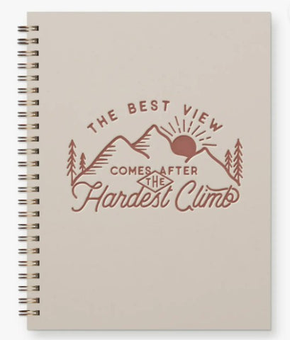 Best View Lined Notebook-Morning Fog Color