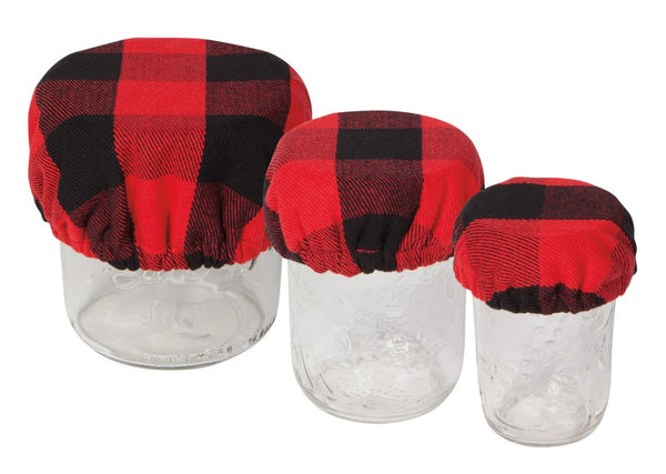 Red Buffalo Check Mini Bowl Covers, Set of 3