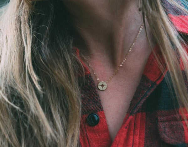 Navigation Gold Necklace