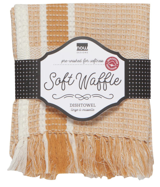 Ochre Waffle Heirloom Tea Towel