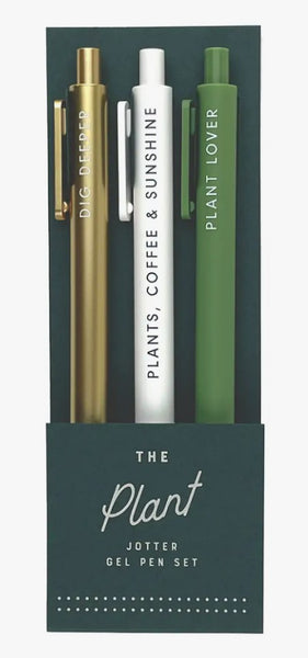 Plant Gel Pen, Set of 3