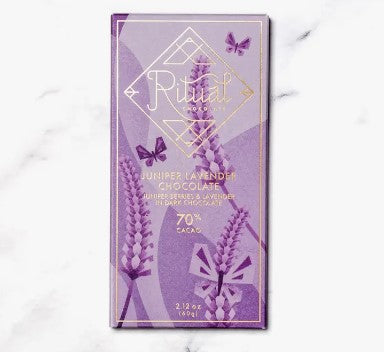 Juniper Lavender 70% Cacao Chocolate Bar