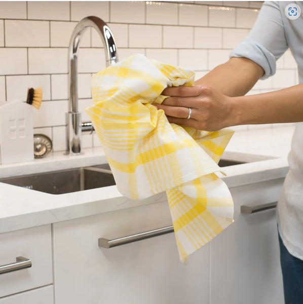 Jumbo Lemon Tea Towels, Set of 3