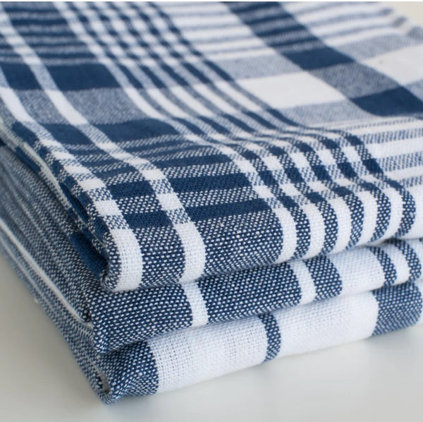 Jumbo Indigo Tea Towels, Set of 3