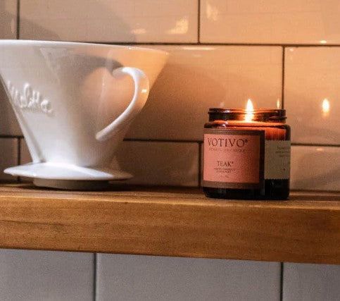 Teak Jar Candle