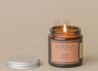 Teak Jar Candle