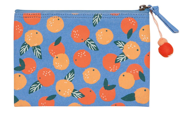 Paradise Orange Zip Pouch, Set of 2