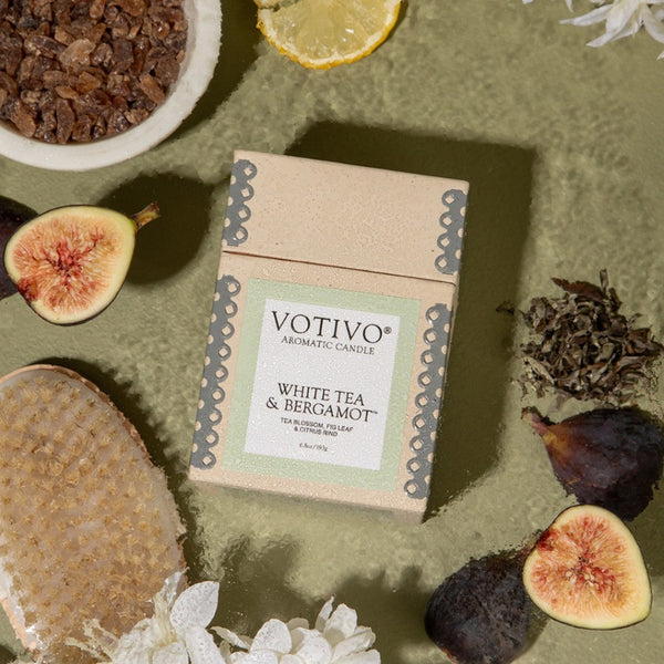 White Tea Bergamot Aromatic Candle
