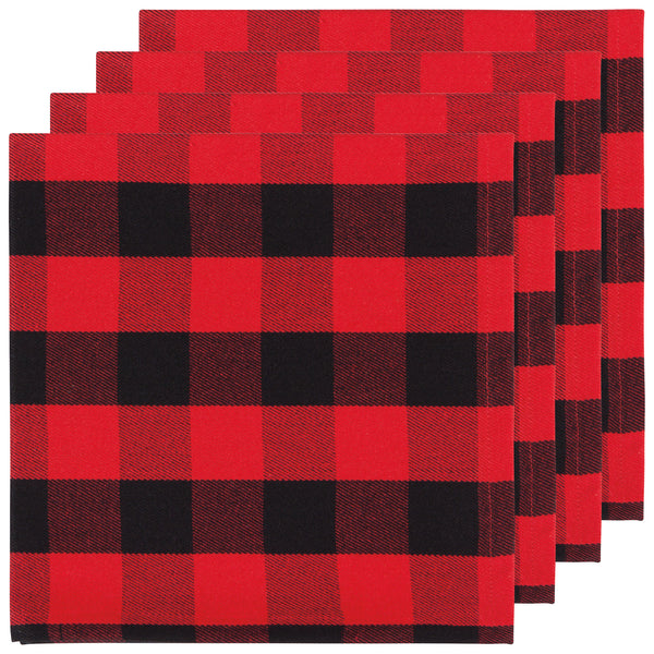 Charcoal Buffalo Second Spin Napkin, Set of 4