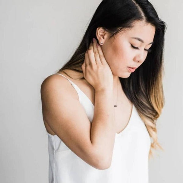 14K Gold Antler Earrings