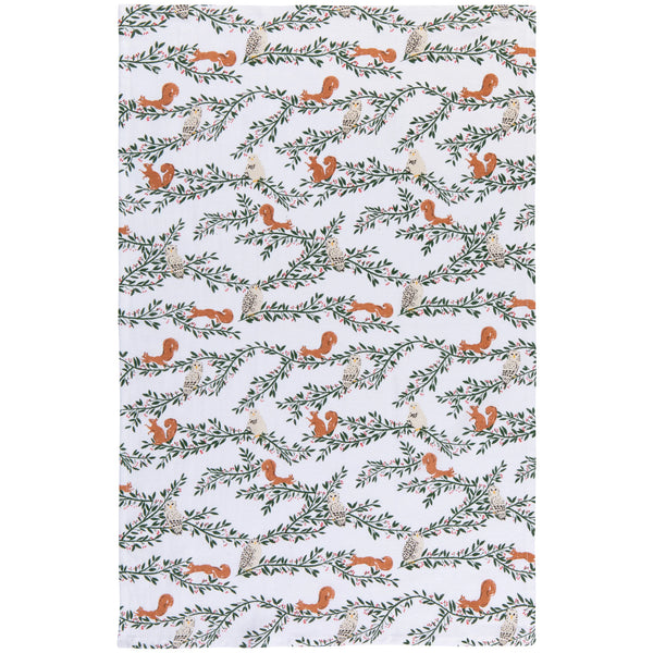 Forest Fete Floursack Tea Towel Set of 3,