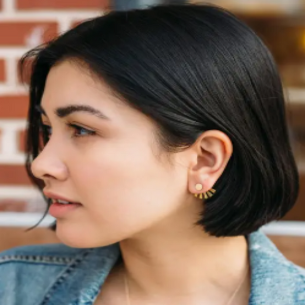 Eclipse Ear Jacket Earrings