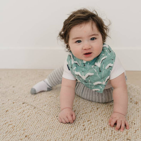 Muslin Crane Bib