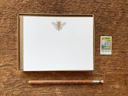 Honey Bee Flat Stationary