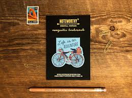 Adventure Bike Magnetic Bookmark