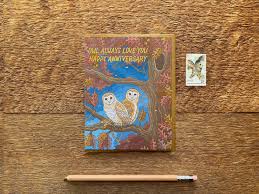 Night Owl Anniversary Card