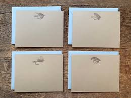 Fishing Flies Flat Stationary