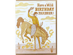 Pardner Birthday Card