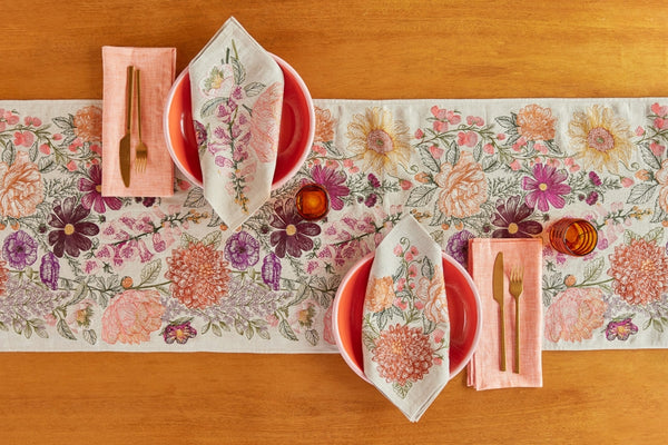 Paradise Garden Table Runner