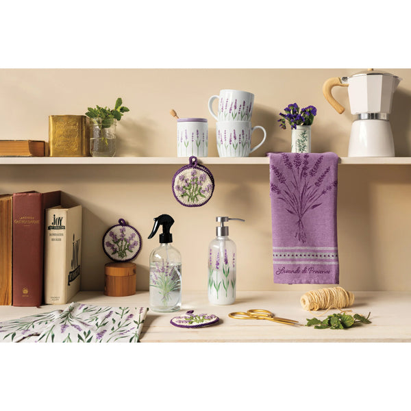 Lavender Jacquard Tea Towel