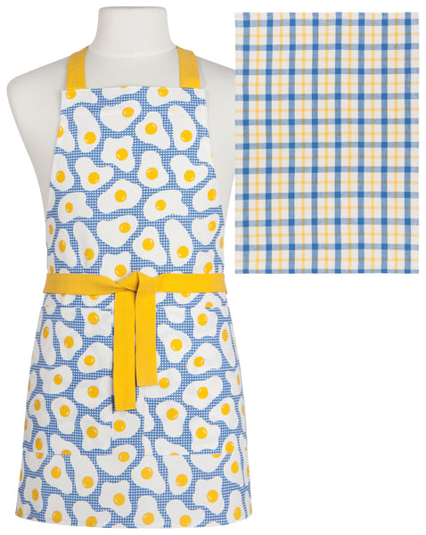 Eggs Apron and Tea Towel Set